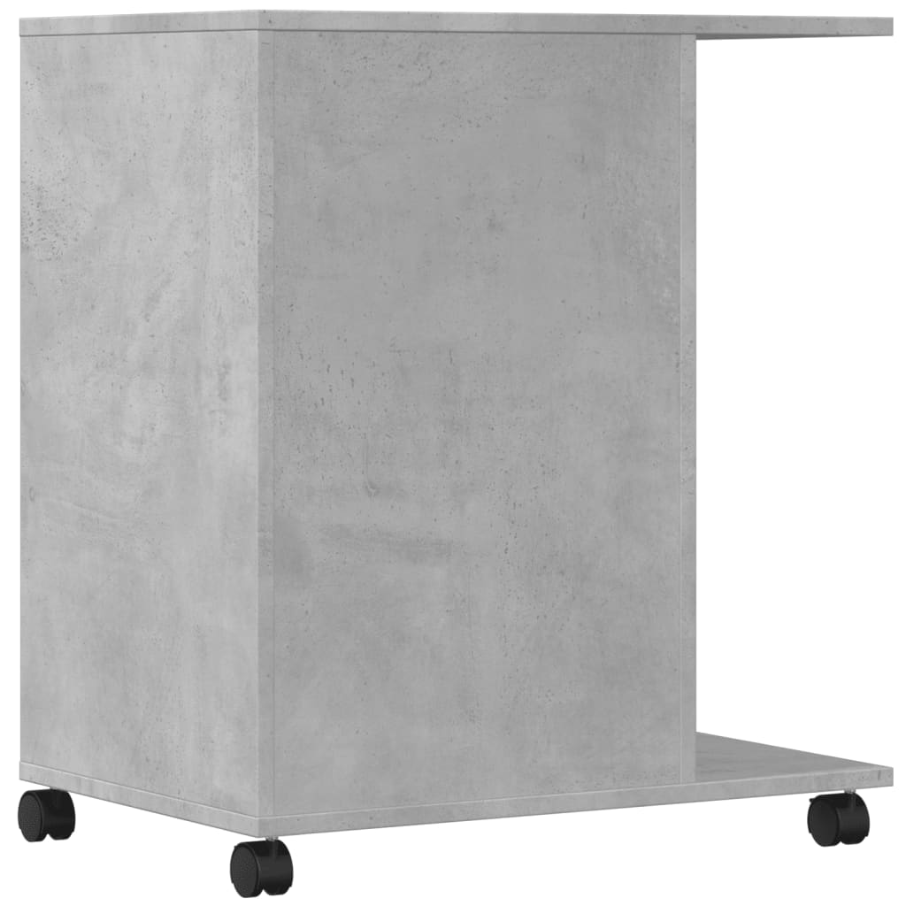 Printerkastje met wielen 60x40x68,5 cm betongrijs is nu te koop bij PeponiXL, paradijselijk wonen!