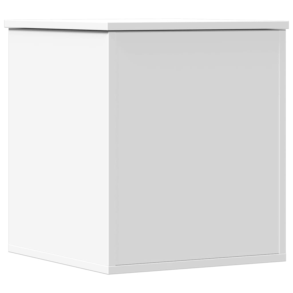 Opbergbox 40x42x46 cm bewerkt hout wit is nu te koop bij PeponiXL, paradijselijk wonen!