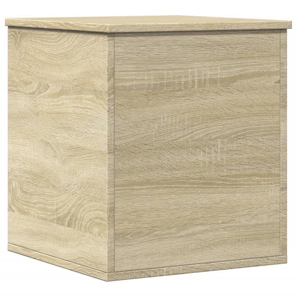 Opbergbox 40x42x46 cm bewerkt hout sonoma eikenkleurig is nu te koop bij PeponiXL, paradijselijk wonen!
