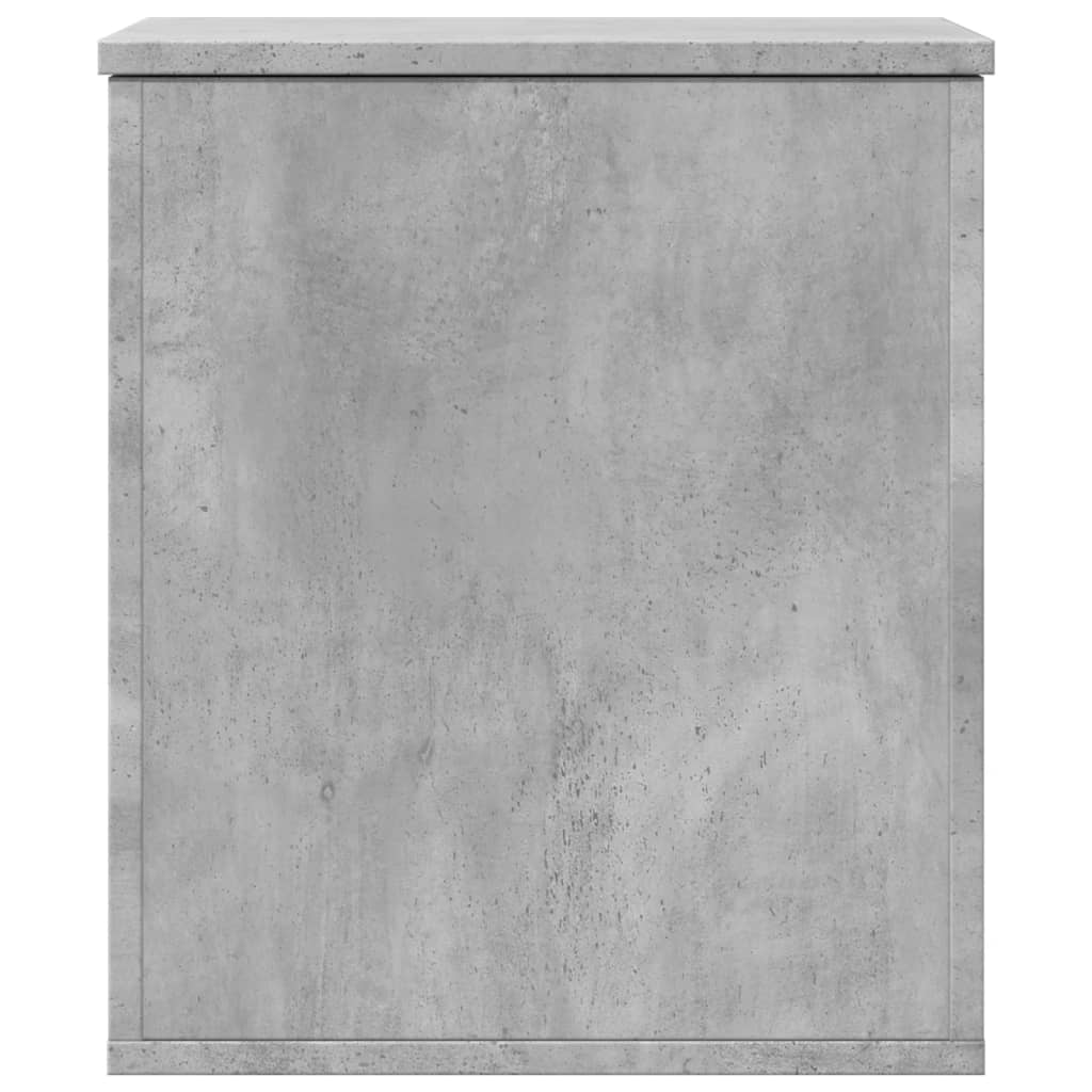 Opbergbox 40x42x46 cm bewerkt hout betongrijs is nu te koop bij PeponiXL, paradijselijk wonen!