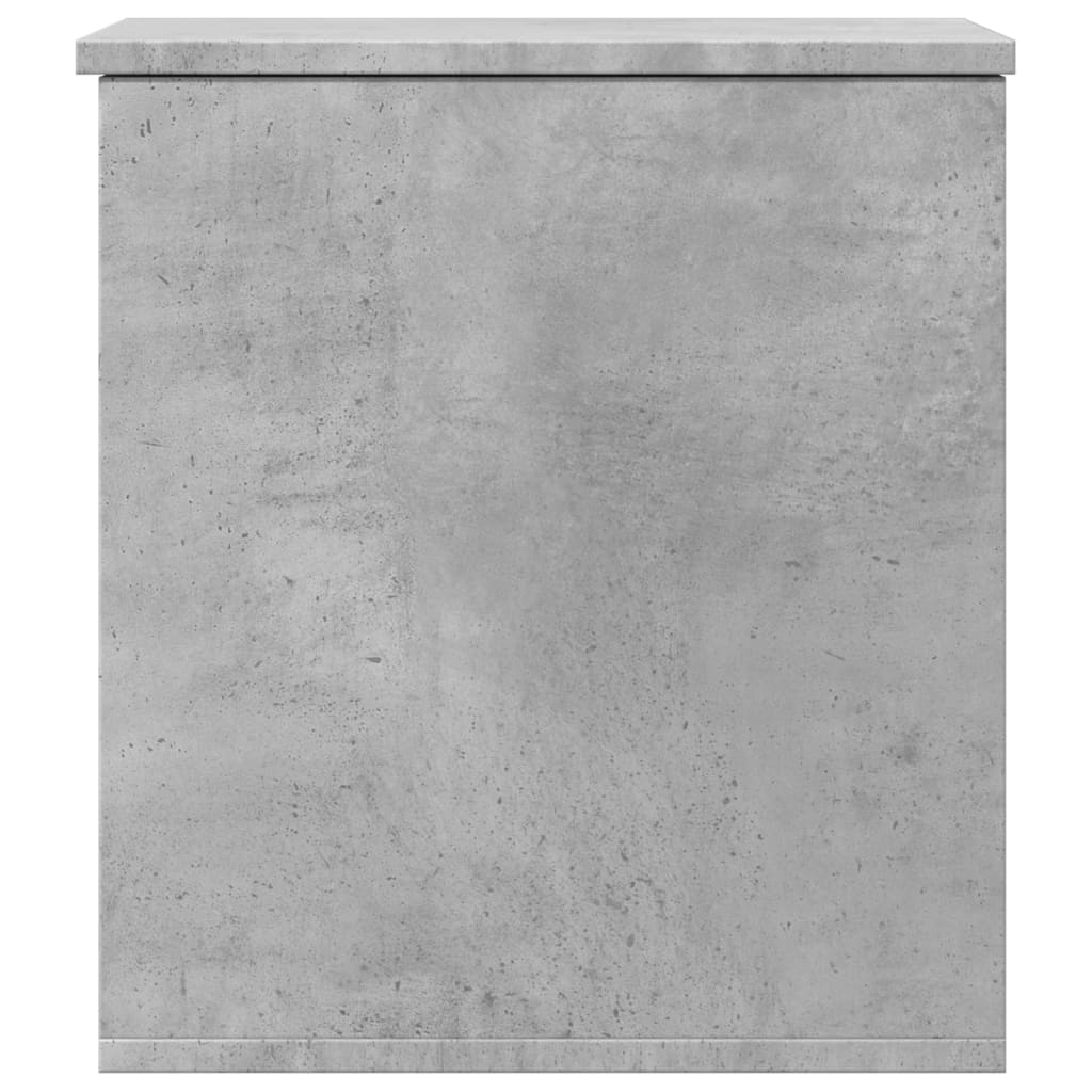 Opbergbox 40x42x46 cm bewerkt hout betongrijs is nu te koop bij PeponiXL, paradijselijk wonen!