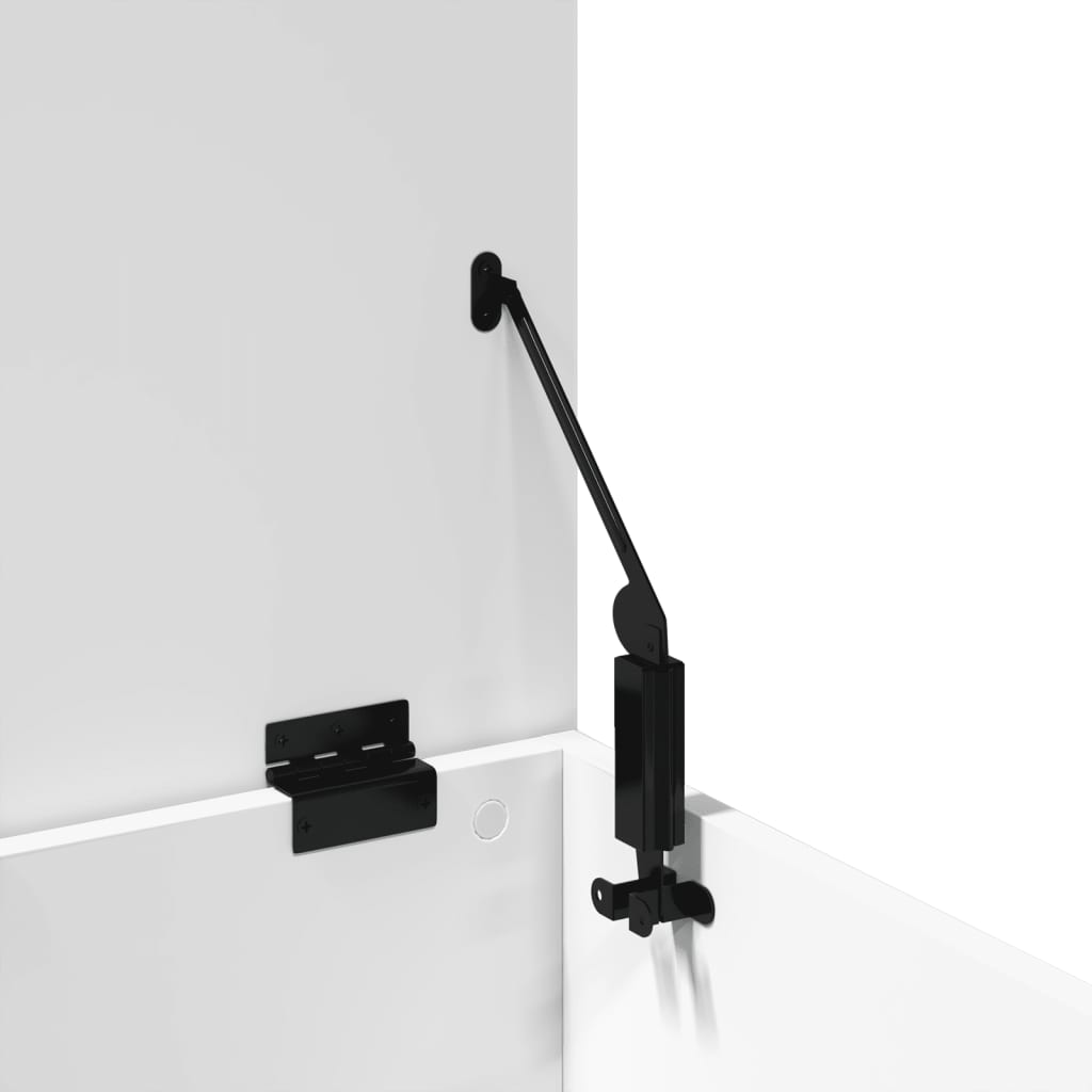 Opbergbox 60x42x46 cm bewerkt hout wit is nu te koop bij PeponiXL, paradijselijk wonen!