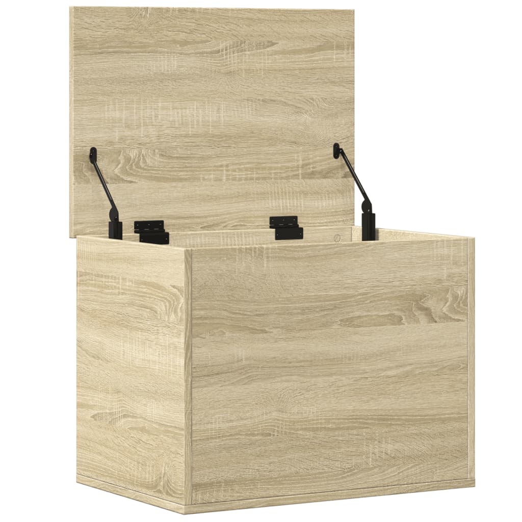 Opbergbox 60x42x46 cm bewerkt hout sonoma eikenkleurig is nu te koop bij PeponiXL, paradijselijk wonen!