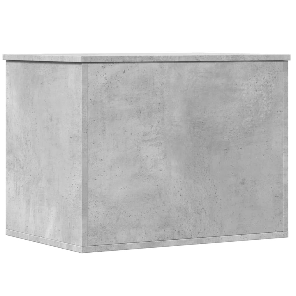 Opbergbox 60x42x46 cm bewerkt hout betongrijs is nu te koop bij PeponiXL, paradijselijk wonen!