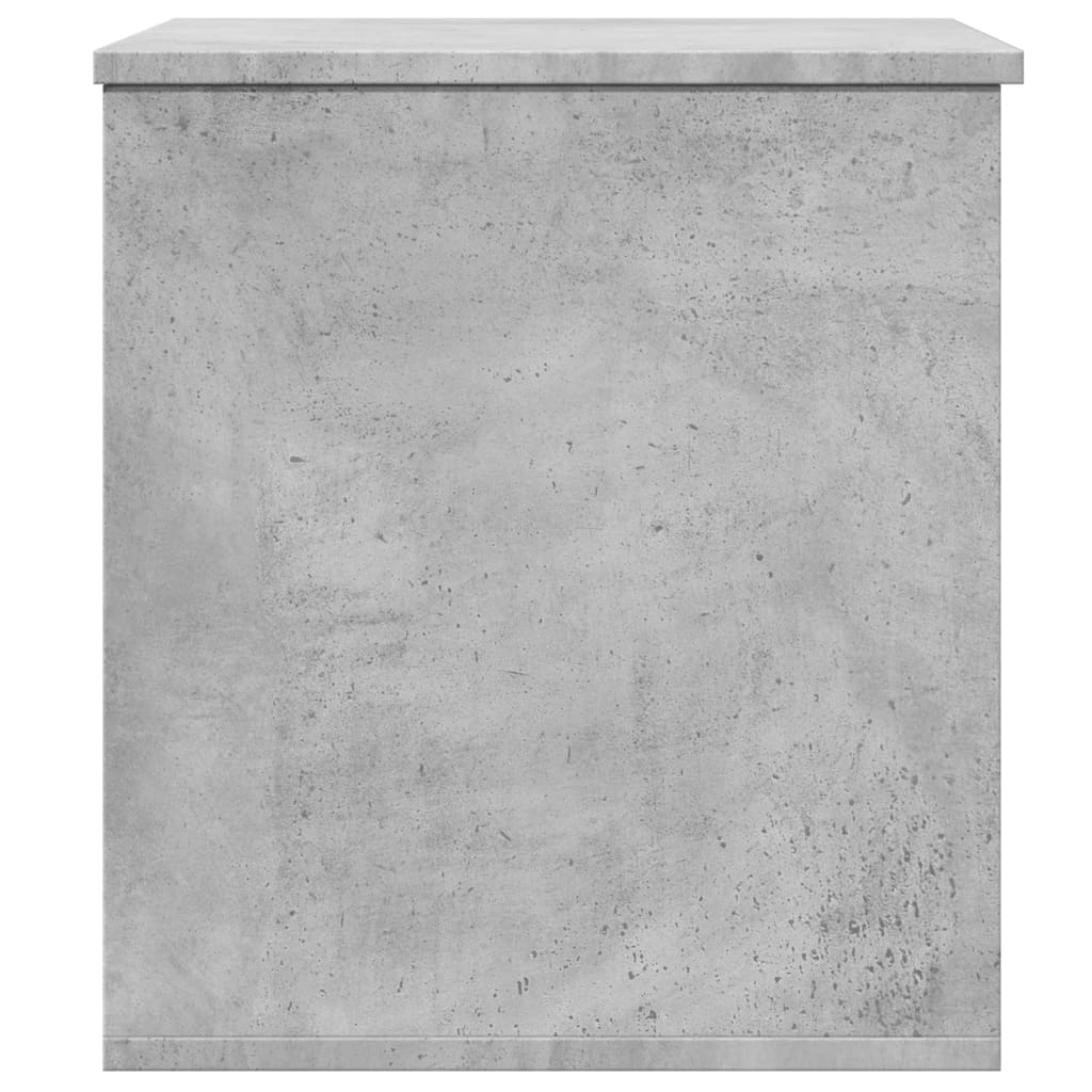 Opbergbox 60x42x46 cm bewerkt hout betongrijs is nu te koop bij PeponiXL, paradijselijk wonen!