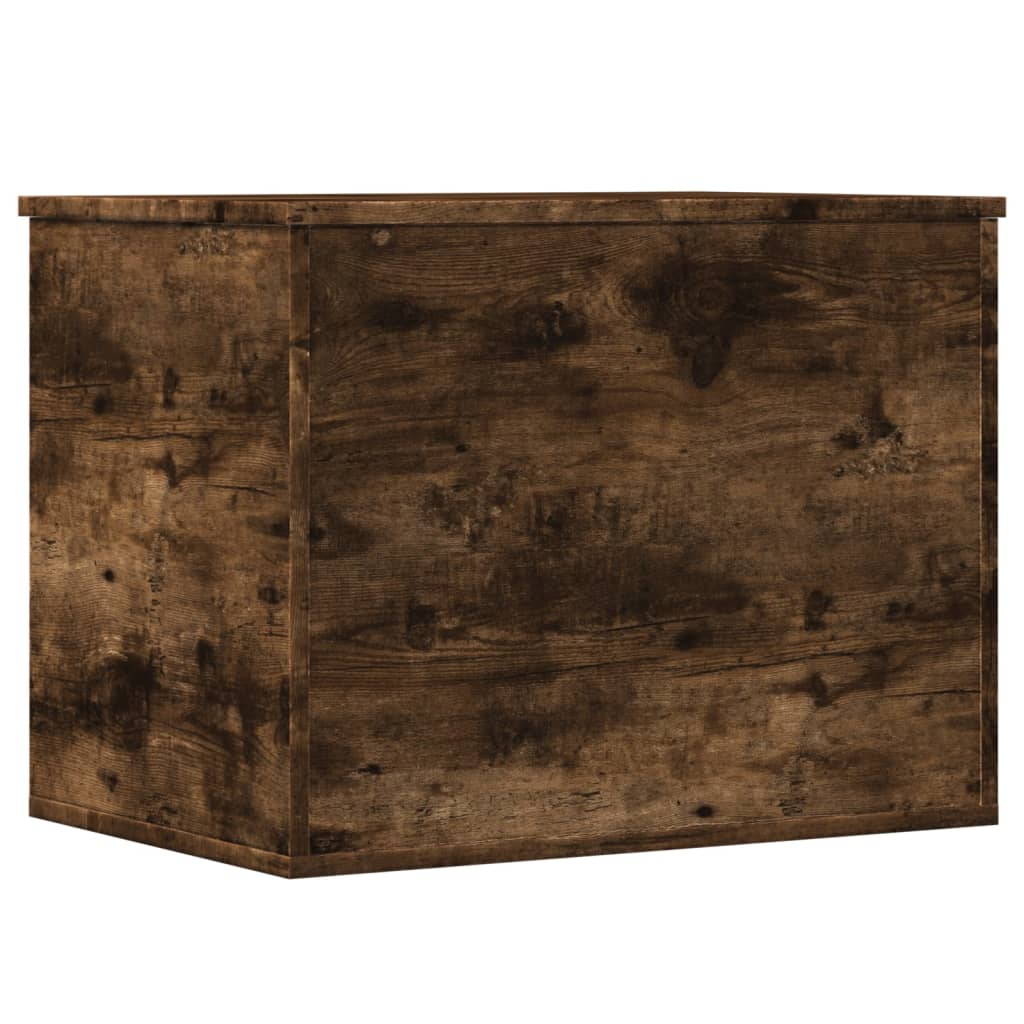 Opbergbox 60x42x46 cm bewerkt hout gerookt eikenkleurig is nu te koop bij PeponiXL, paradijselijk wonen!
