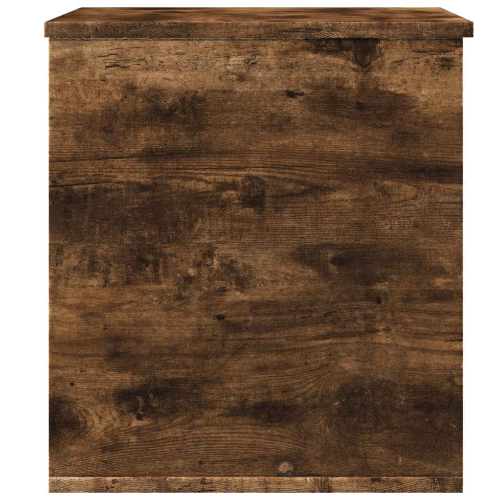 Opbergbox 60x42x46 cm bewerkt hout gerookt eikenkleurig is nu te koop bij PeponiXL, paradijselijk wonen!