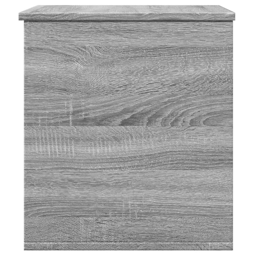 Opbergbox 60x42x46 cm bewerkt hout grijs sonoma eikenkleurig is nu te koop bij PeponiXL, paradijselijk wonen!