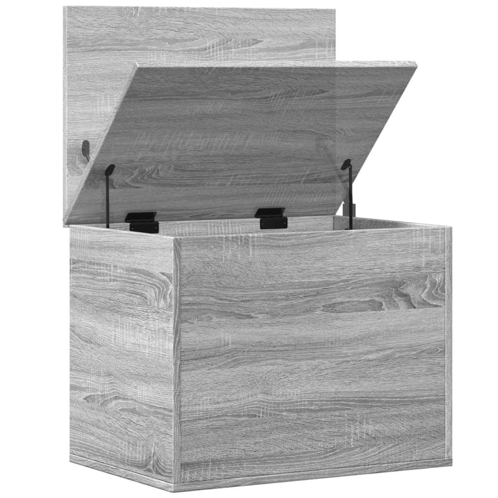 Opbergbox 60x42x46 cm bewerkt hout grijs sonoma eikenkleurig is nu te koop bij PeponiXL, paradijselijk wonen!