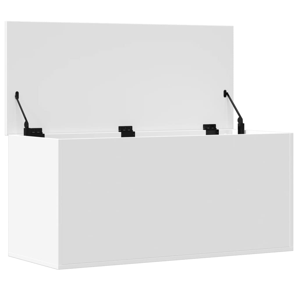 Opbergbox 100x42x46 cm bewerkt hout wit is nu te koop bij PeponiXL, paradijselijk wonen!