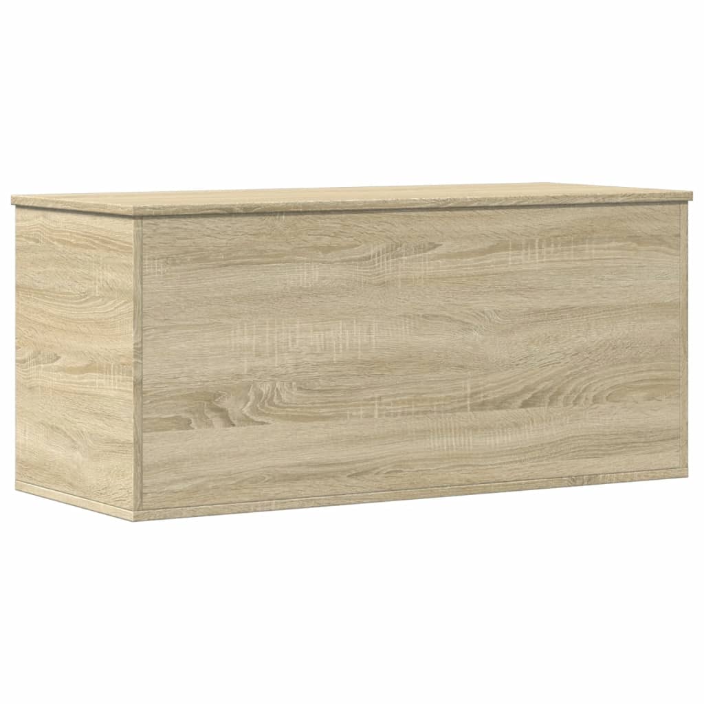 Opbergbox 100x42x46 cm bewerkt hout sonoma eikenkleurig is nu te koop bij PeponiXL, paradijselijk wonen!