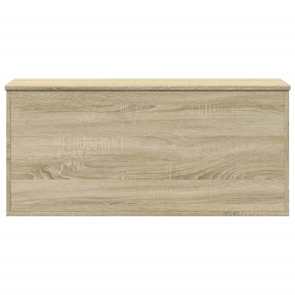 Opbergbox 100x42x46 cm bewerkt hout sonoma eikenkleurig is nu te koop bij PeponiXL, paradijselijk wonen!
