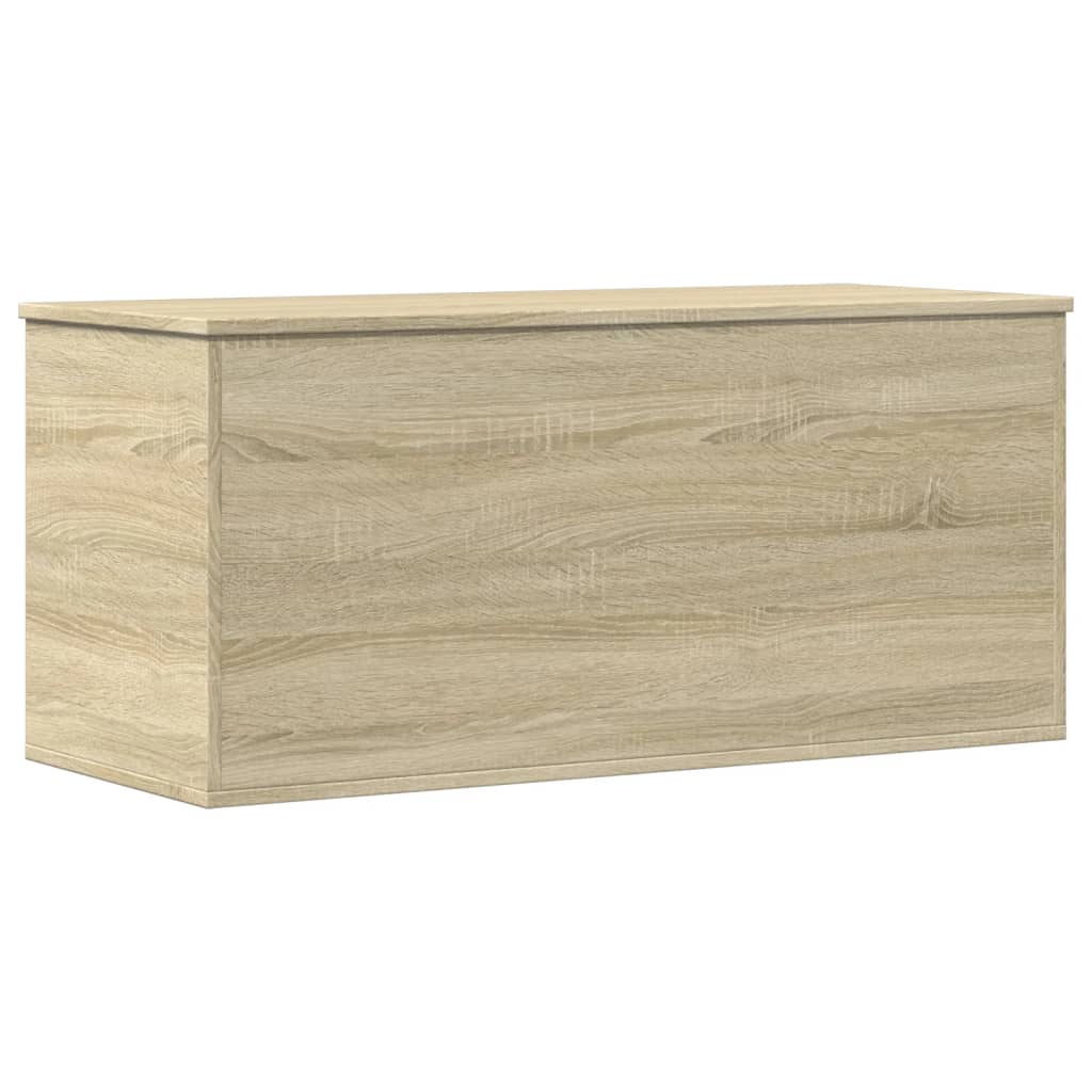 Opbergbox 100x42x46 cm bewerkt hout sonoma eikenkleurig is nu te koop bij PeponiXL, paradijselijk wonen!