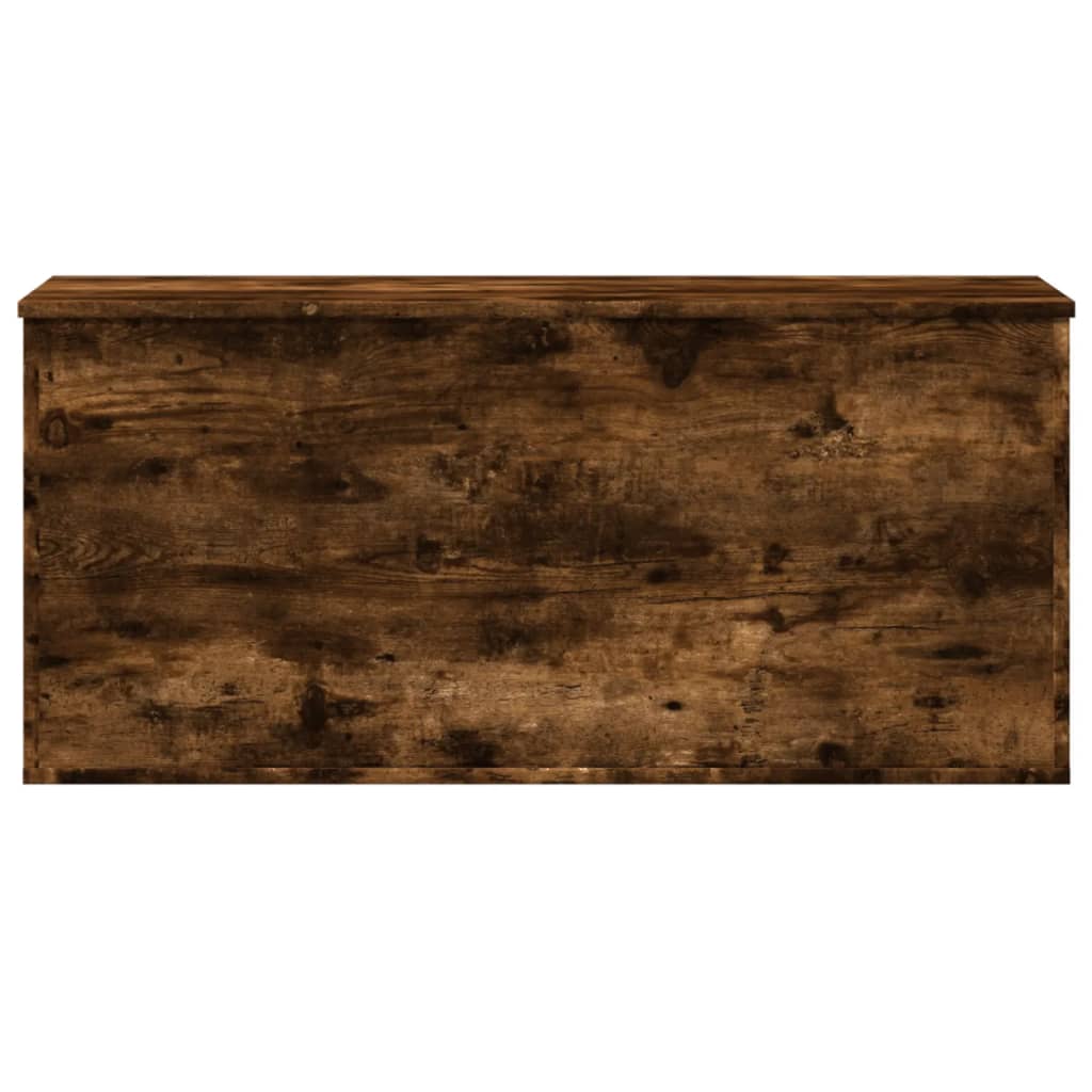 Opbergbox 100x42x46 cm bewerkt hout gerookt eikenkleurig is nu te koop bij PeponiXL, paradijselijk wonen!
