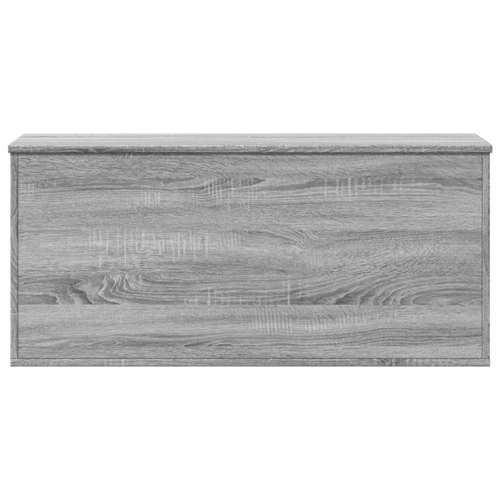 Opbergbox 100x42x46 cm bewerkt hout grijs sonoma eikenkleurig is nu te koop bij PeponiXL, paradijselijk wonen!