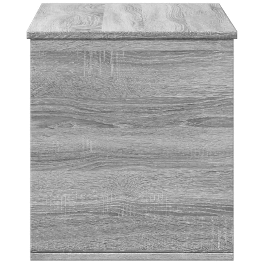 Opbergbox 100x42x46 cm bewerkt hout grijs sonoma eikenkleurig is nu te koop bij PeponiXL, paradijselijk wonen!