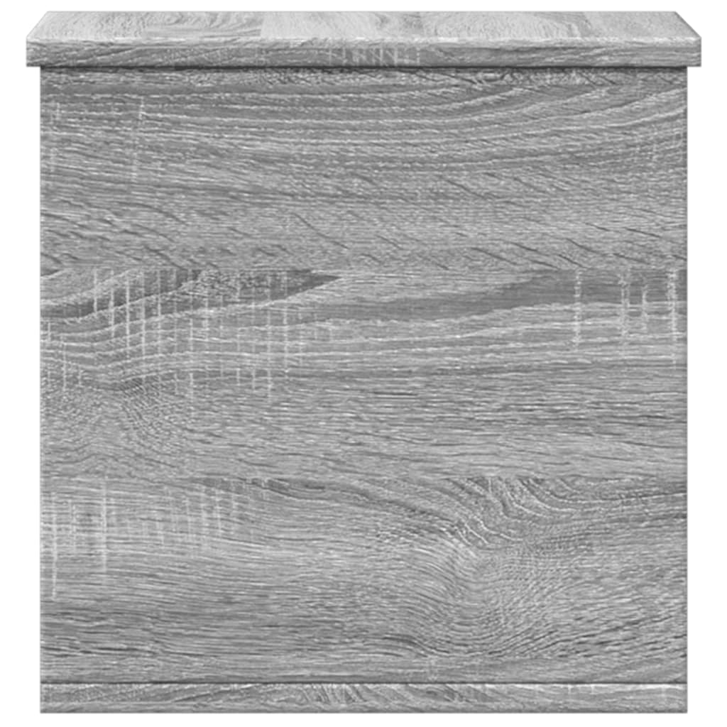 Opbergbox 30x35x35 cm bewerkt hout grijs sonoma eikenkleurig is nu te koop bij PeponiXL, paradijselijk wonen!