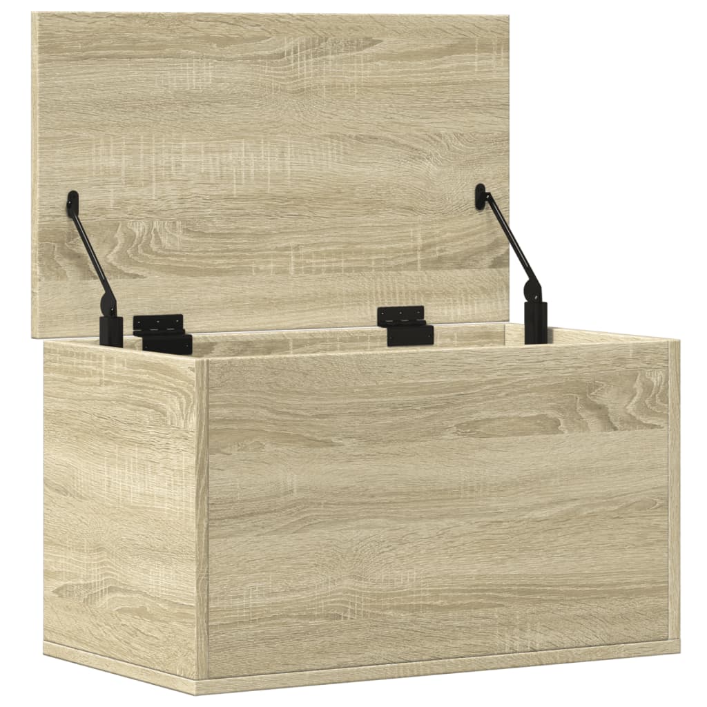 Opbergbox 60x35x35 cm bewerkt hout sonoma eikenkleurig is nu te koop bij PeponiXL, paradijselijk wonen!