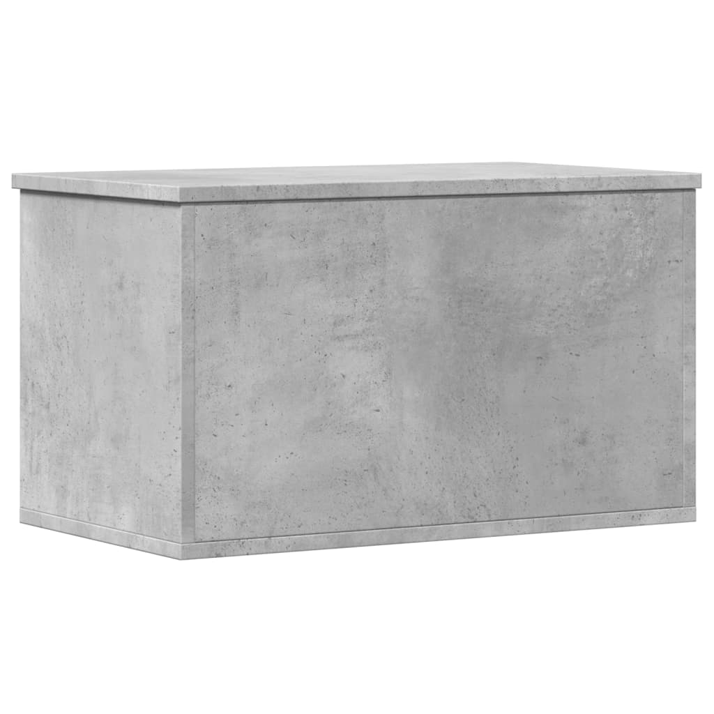 Opbergbox 60x35x35 cm bewerkt hout betongrijs is nu te koop bij PeponiXL, paradijselijk wonen!
