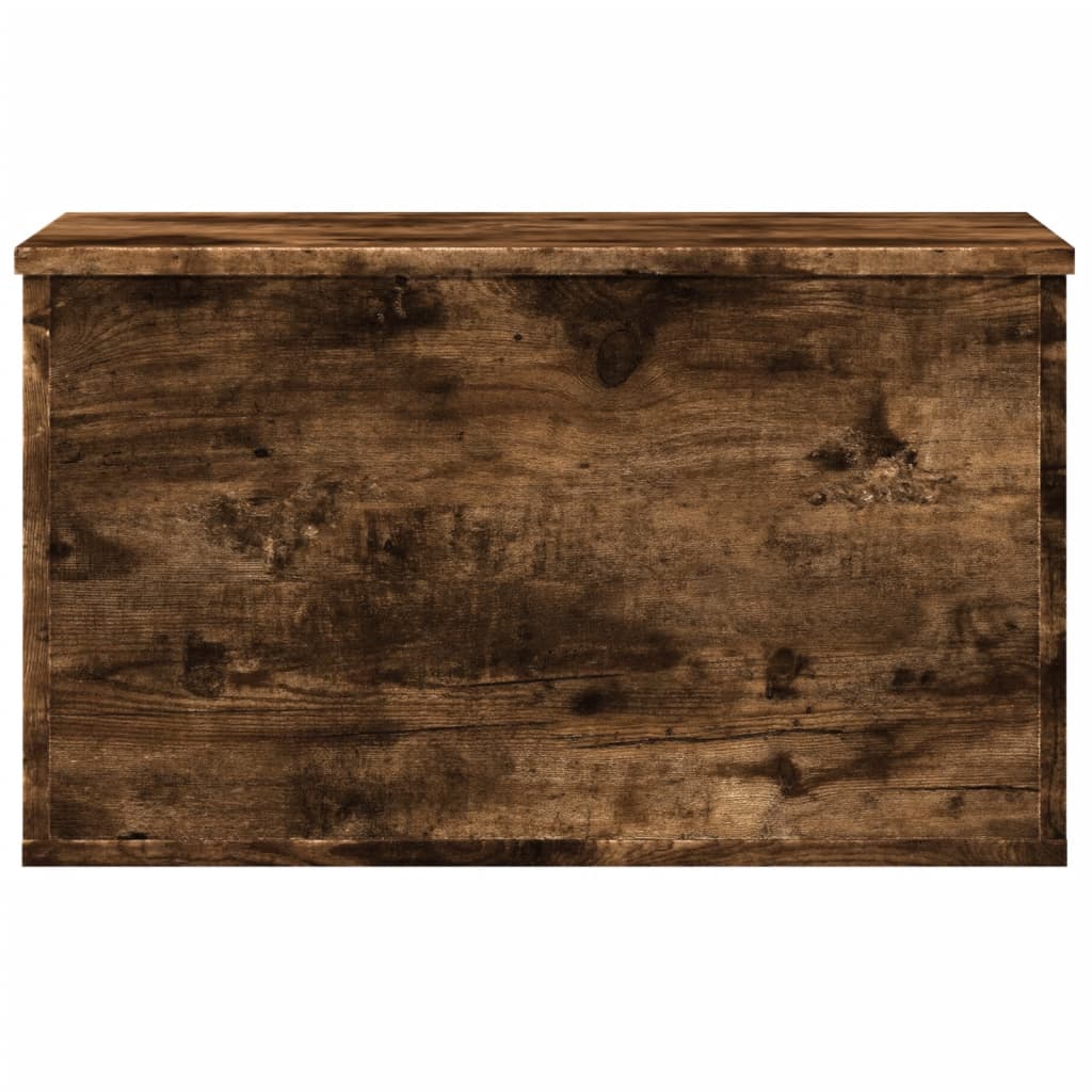 Opbergbox 60x35x35 cm bewerkt hout gerookt eikenkleurig is nu te koop bij PeponiXL, paradijselijk wonen!