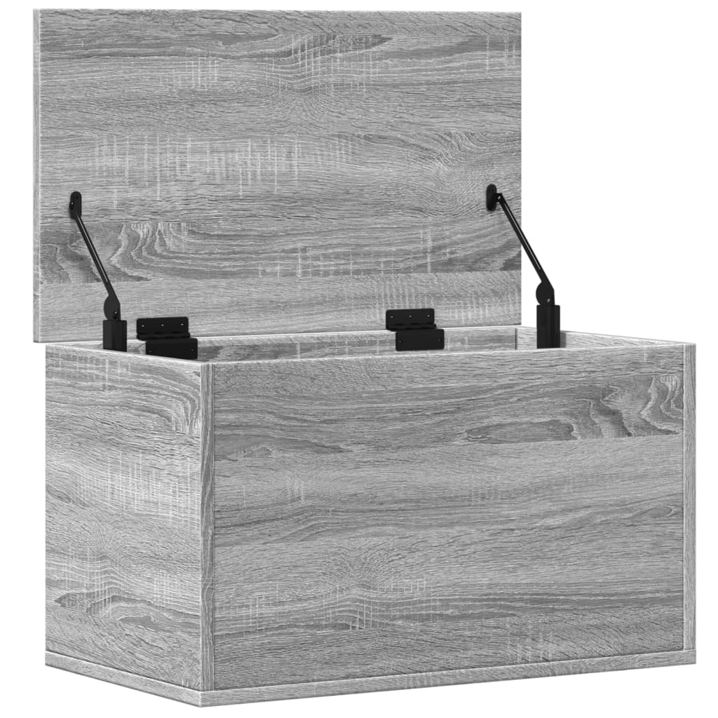 Opbergbox 60x35x35 cm bewerkt hout grijs sonoma eikenkleurig is nu te koop bij PeponiXL, paradijselijk wonen!