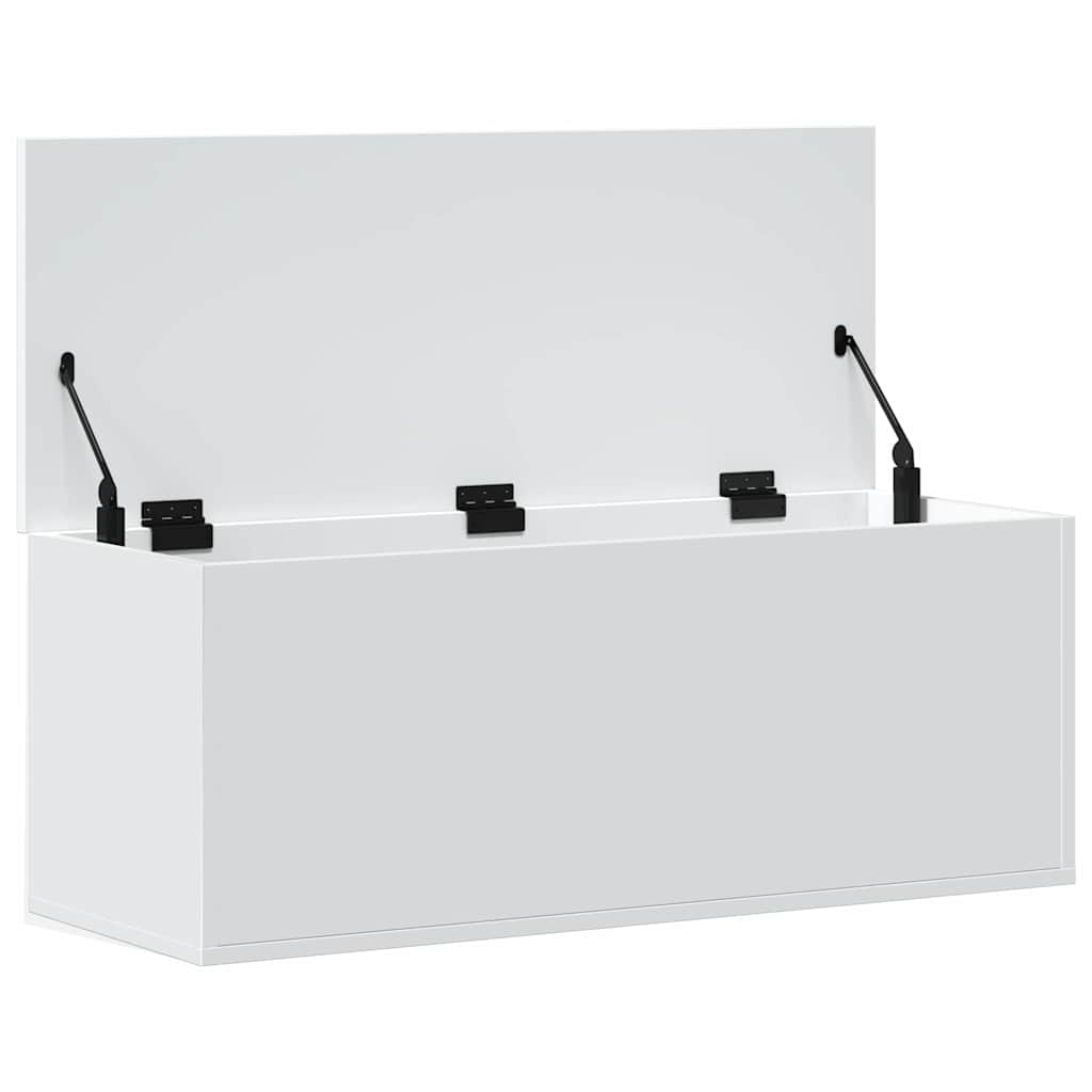 Opbergbox 90x35x35 cm bewerkt hout wit is nu te koop bij PeponiXL, paradijselijk wonen!