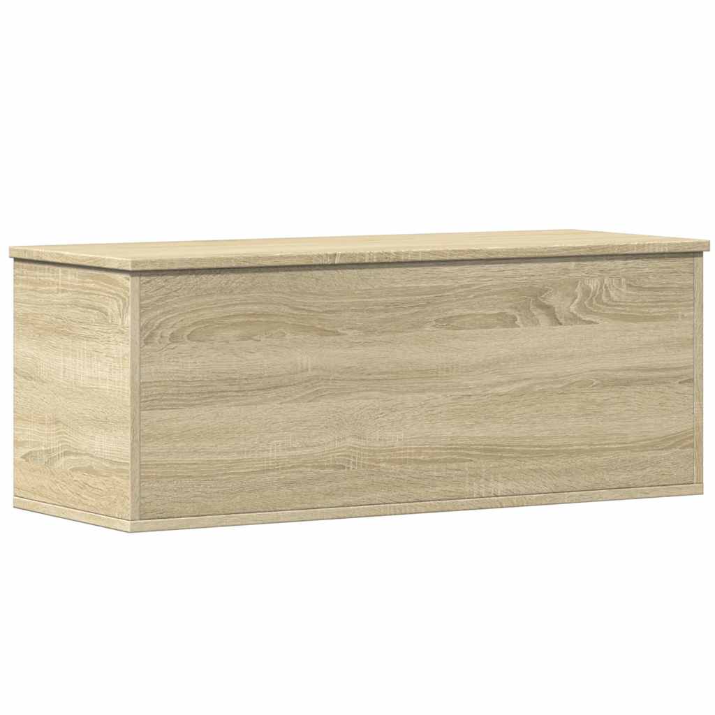 Opbergbox 90x35x35 cm bewerkt hout sonoma eikenkleurig is nu te koop bij PeponiXL, paradijselijk wonen!