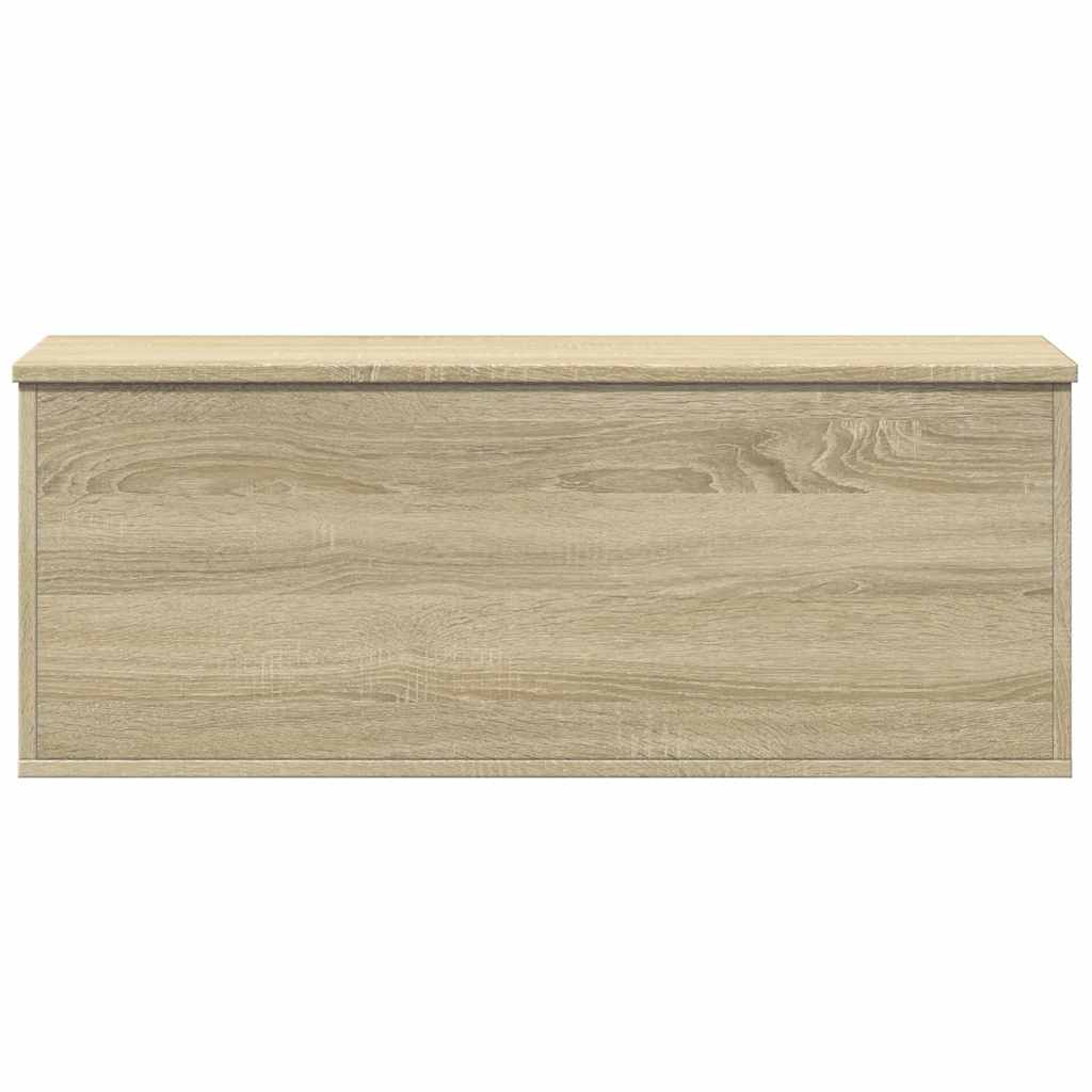 Opbergbox 90x35x35 cm bewerkt hout sonoma eikenkleurig is nu te koop bij PeponiXL, paradijselijk wonen!