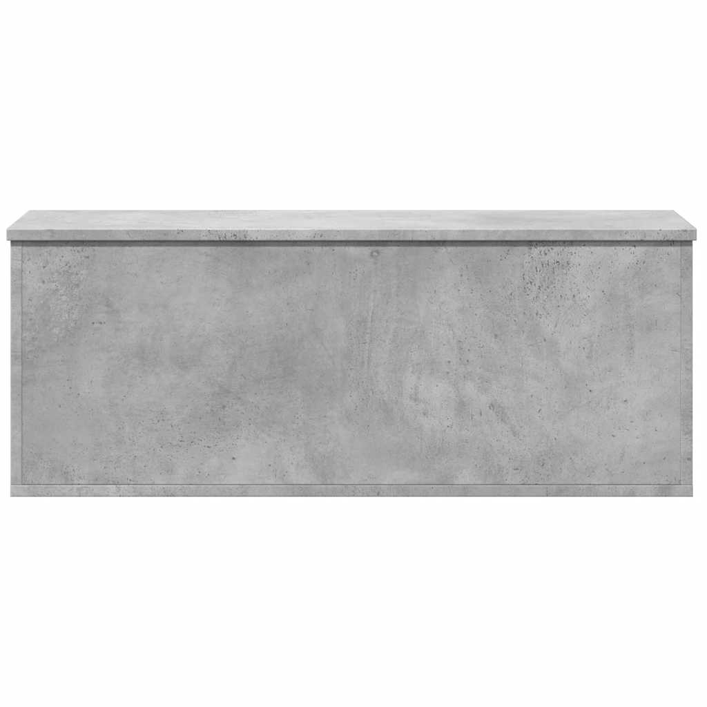 Opbergbox 90x35x35 cm bewerkt hout betongrijs is nu te koop bij PeponiXL, paradijselijk wonen!