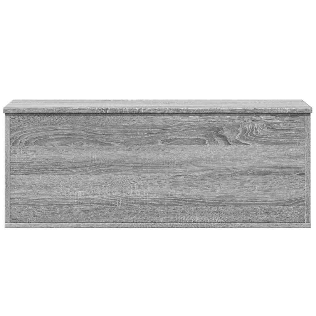 Opbergbox 90x35x35 cm bewerkt hout grijs sonoma eikenkleurig is nu te koop bij PeponiXL, paradijselijk wonen!