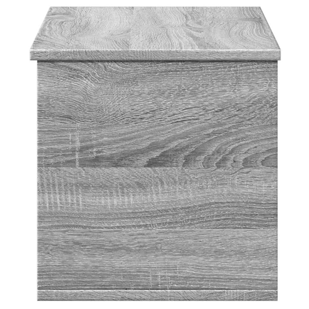 Opbergbox 90x35x35 cm bewerkt hout grijs sonoma eikenkleurig is nu te koop bij PeponiXL, paradijselijk wonen!