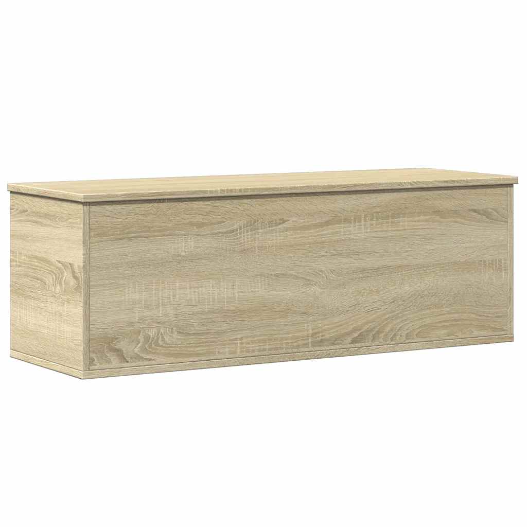 Opbergbox 102x35x35 cm bewerkt hout sonoma eikenkleurig is nu te koop bij PeponiXL, paradijselijk wonen!
