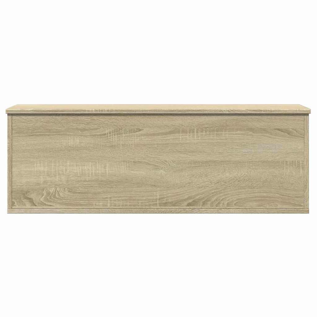 Opbergbox 102x35x35 cm bewerkt hout sonoma eikenkleurig is nu te koop bij PeponiXL, paradijselijk wonen!