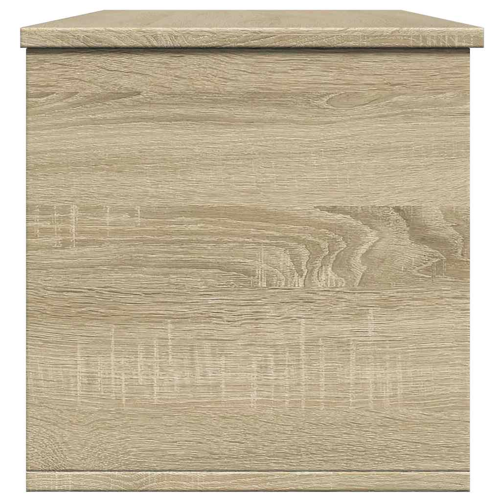 Opbergbox 102x35x35 cm bewerkt hout sonoma eikenkleurig is nu te koop bij PeponiXL, paradijselijk wonen!