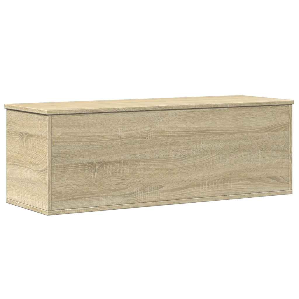 Opbergbox 102x35x35 cm bewerkt hout sonoma eikenkleurig is nu te koop bij PeponiXL, paradijselijk wonen!