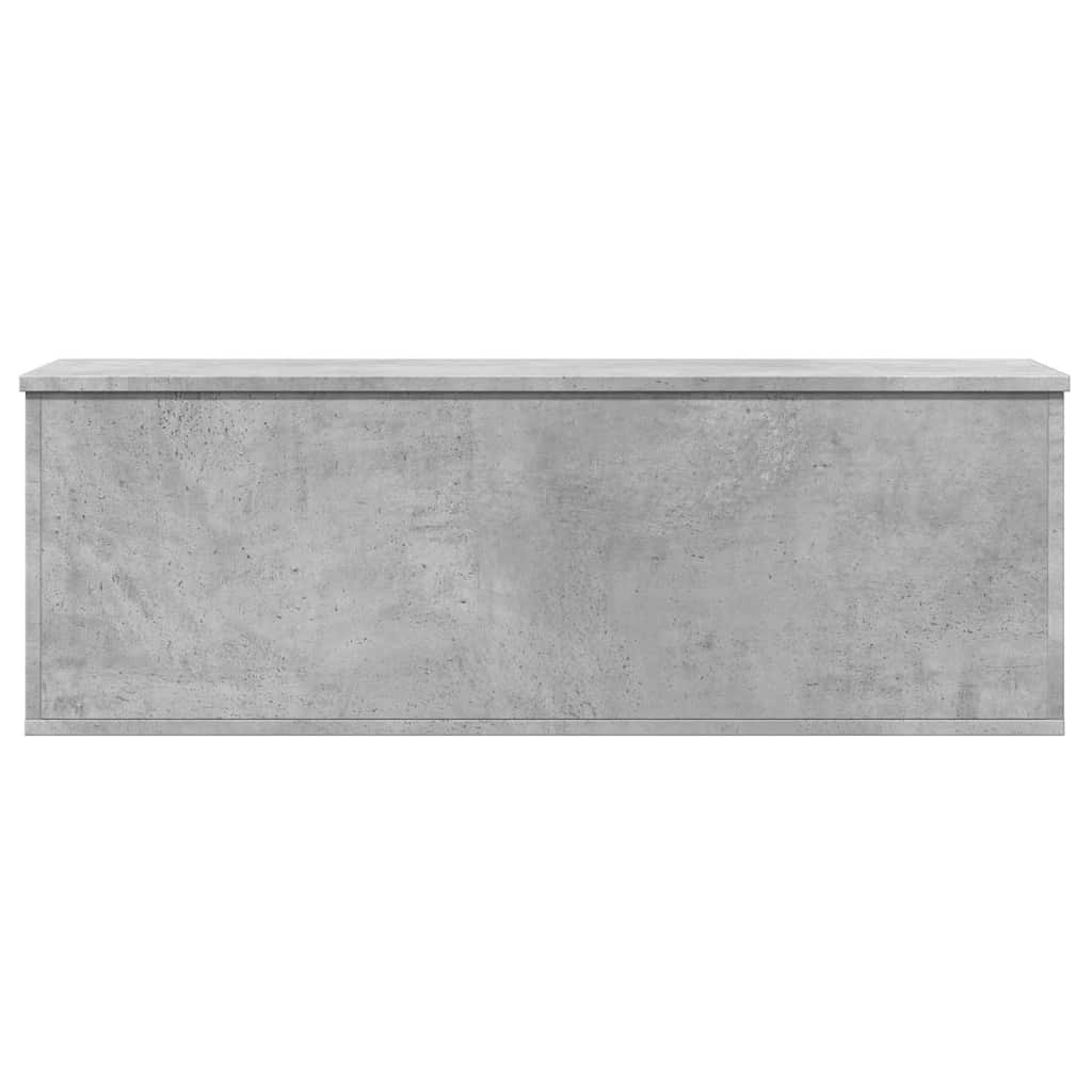 Opbergbox 102x35x35 cm bewerkt hout betongrijs is nu te koop bij PeponiXL, paradijselijk wonen!