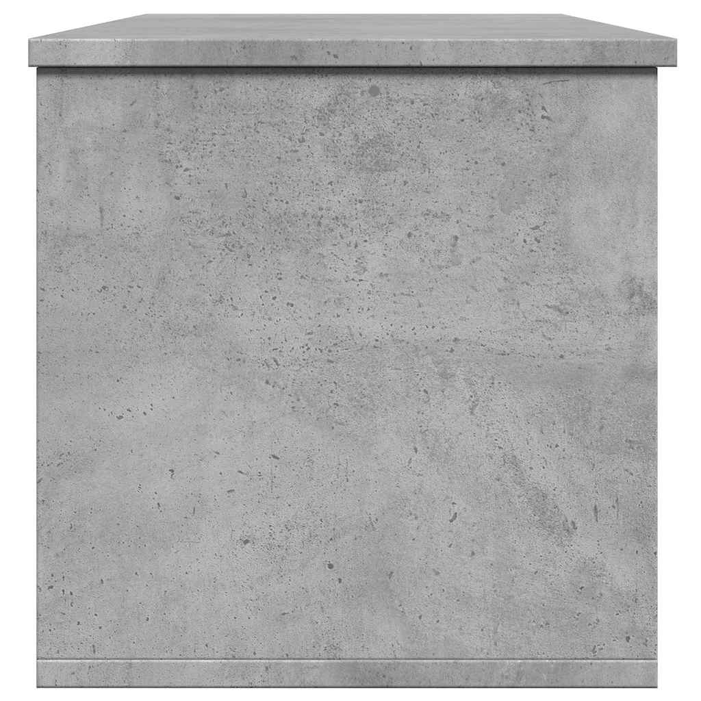 Opbergbox 102x35x35 cm bewerkt hout betongrijs is nu te koop bij PeponiXL, paradijselijk wonen!