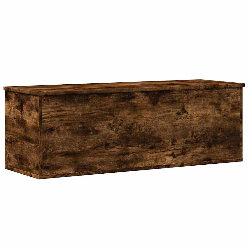 Opbergbox 102x35x35 cm bewerkt hout gerookt eikenkleurig is nu te koop bij PeponiXL, paradijselijk wonen!