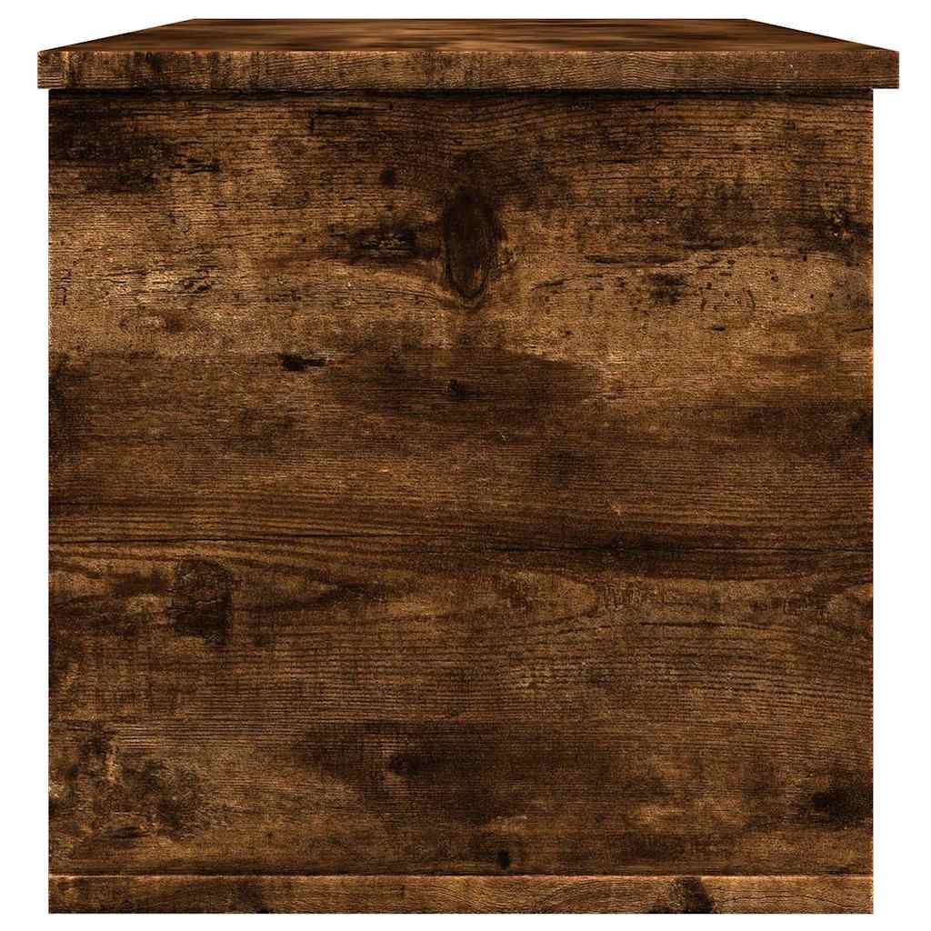 Opbergbox 102x35x35 cm bewerkt hout gerookt eikenkleurig is nu te koop bij PeponiXL, paradijselijk wonen!