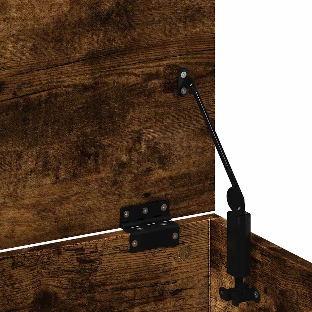 Opbergbox 102x35x35 cm bewerkt hout gerookt eikenkleurig is nu te koop bij PeponiXL, paradijselijk wonen!