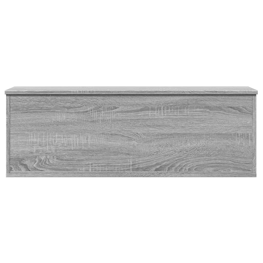 Opbergbox 102x35x35 cm bewerkt hout grijs sonoma eikenkleurig is nu te koop bij PeponiXL, paradijselijk wonen!