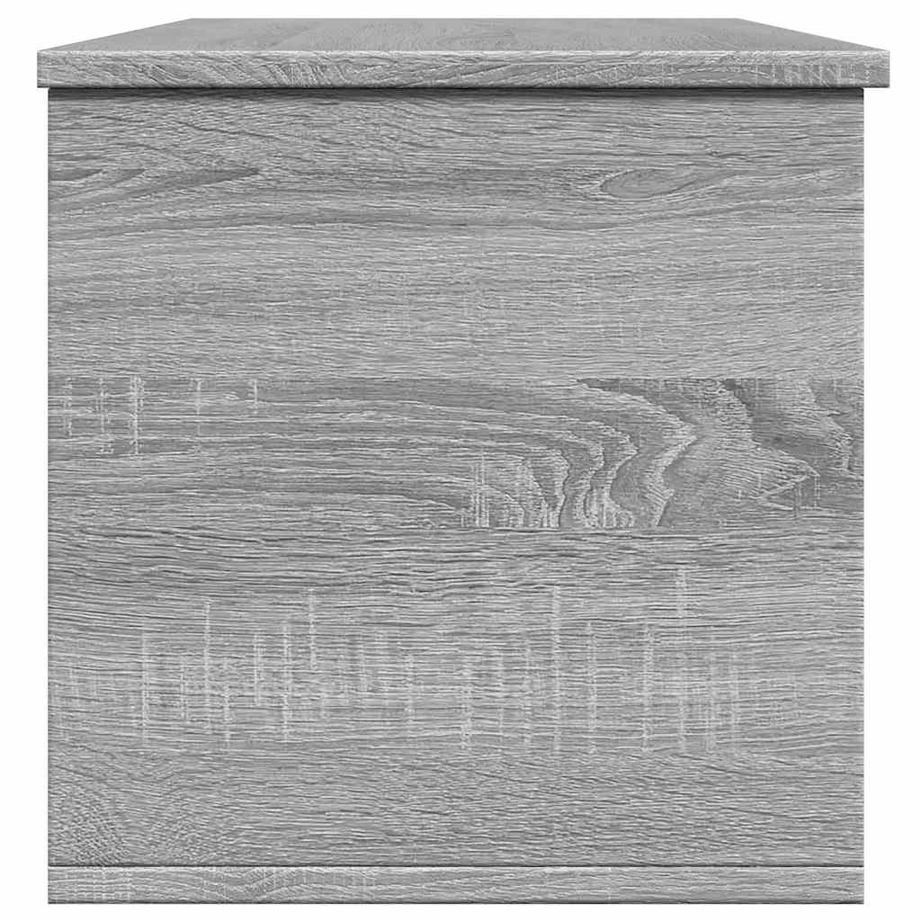 Opbergbox 102x35x35 cm bewerkt hout grijs sonoma eikenkleurig is nu te koop bij PeponiXL, paradijselijk wonen!
