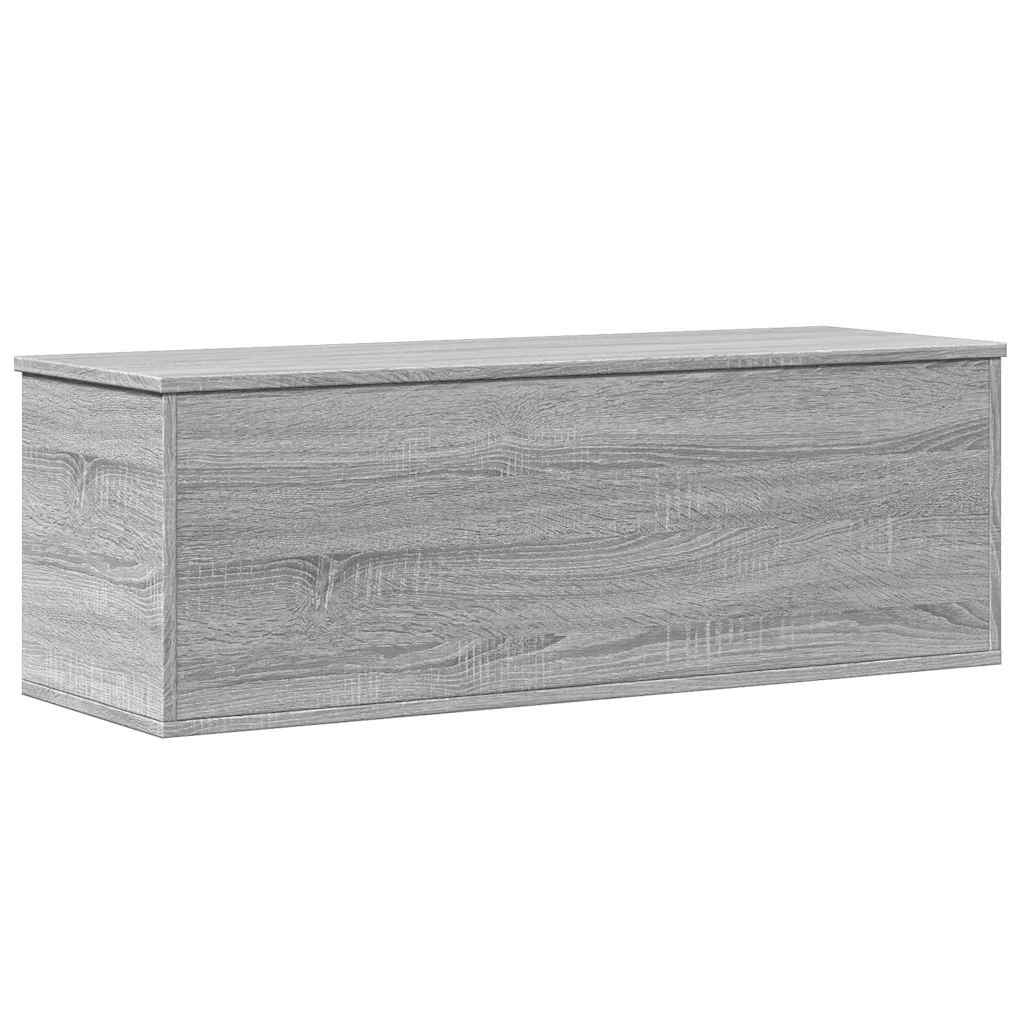 Opbergbox 102x35x35 cm bewerkt hout grijs sonoma eikenkleurig is nu te koop bij PeponiXL, paradijselijk wonen!