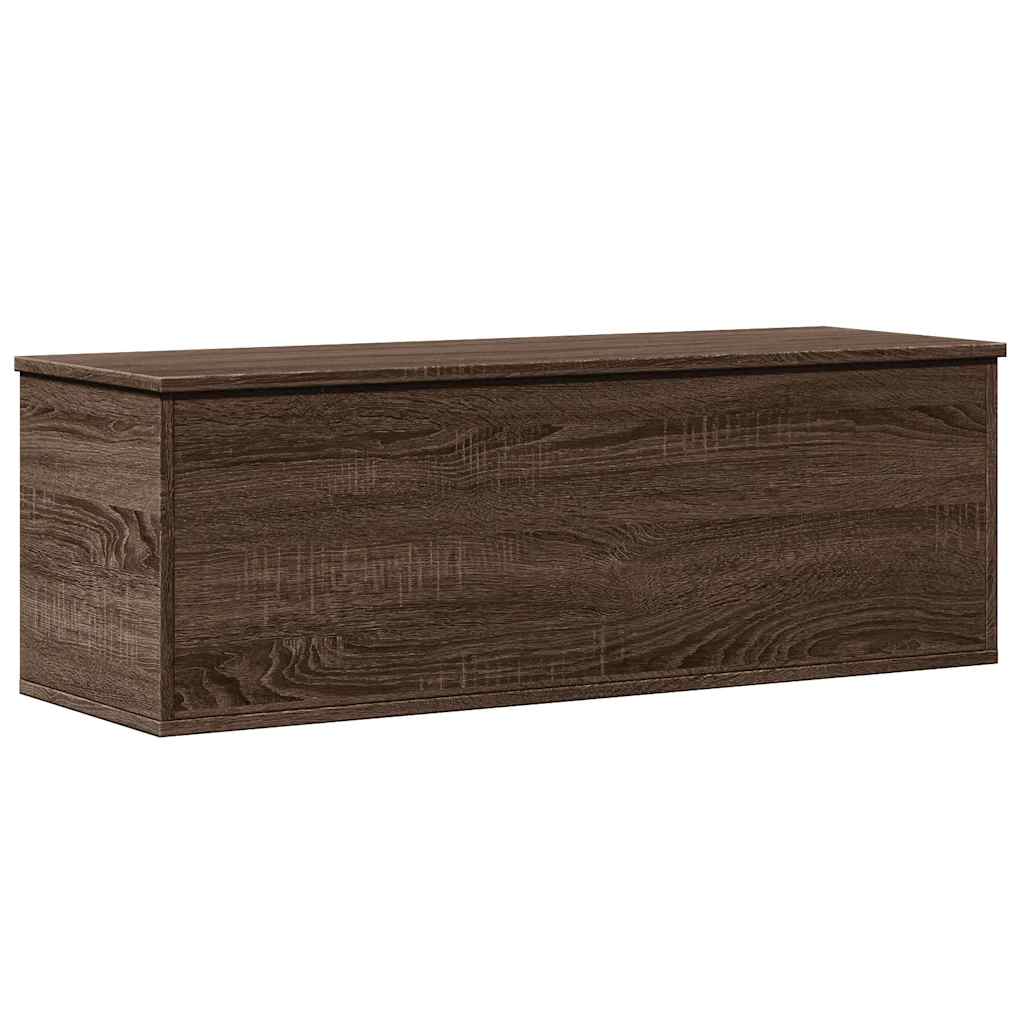 Opbergbox 102x35x35 cm bewerkt hout bruin eikenkleur is nu te koop bij PeponiXL, paradijselijk wonen!