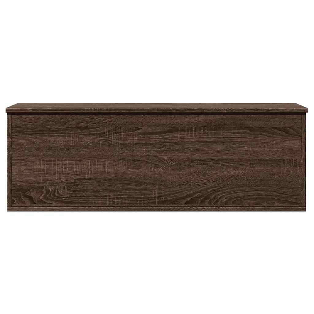 Opbergbox 102x35x35 cm bewerkt hout bruin eikenkleur is nu te koop bij PeponiXL, paradijselijk wonen!