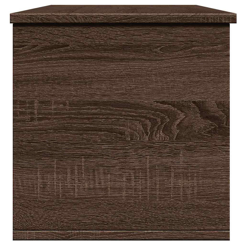 Opbergbox 102x35x35 cm bewerkt hout bruin eikenkleur is nu te koop bij PeponiXL, paradijselijk wonen!