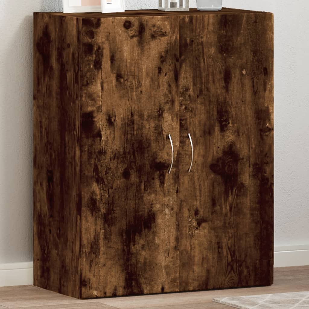 Archiefkast 60x32x77,5 cm bewerkt hout gerookt eikenkleurig is nu te koop bij PeponiXL, paradijselijk wonen!