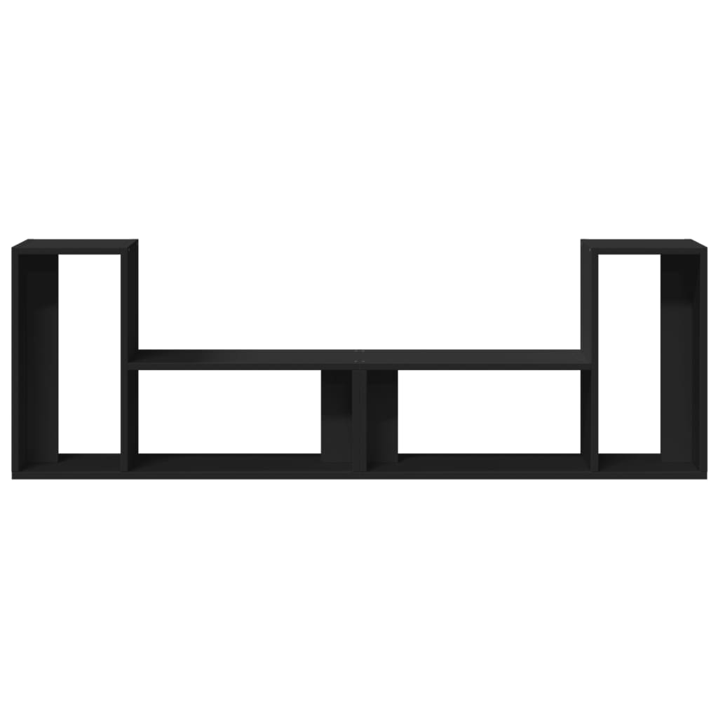 Tv-meubelen 2 st 75x30x50 cm bewerkt hout zwart is nu te koop bij PeponiXL, paradijselijk wonen!