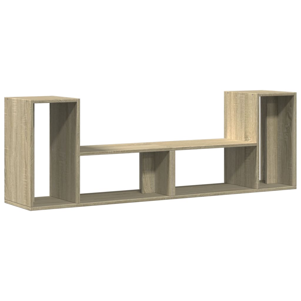 Tv-meubelen 2 st 75x30x50 cm bewerkt hout sonoma eikenkleurig is nu te koop bij PeponiXL, paradijselijk wonen!