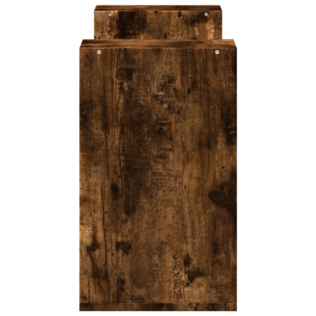 Tv-meubelen 2 st 75x30x50 cm bewerkt hout gerookt eikenkleurig is nu te koop bij PeponiXL, paradijselijk wonen!